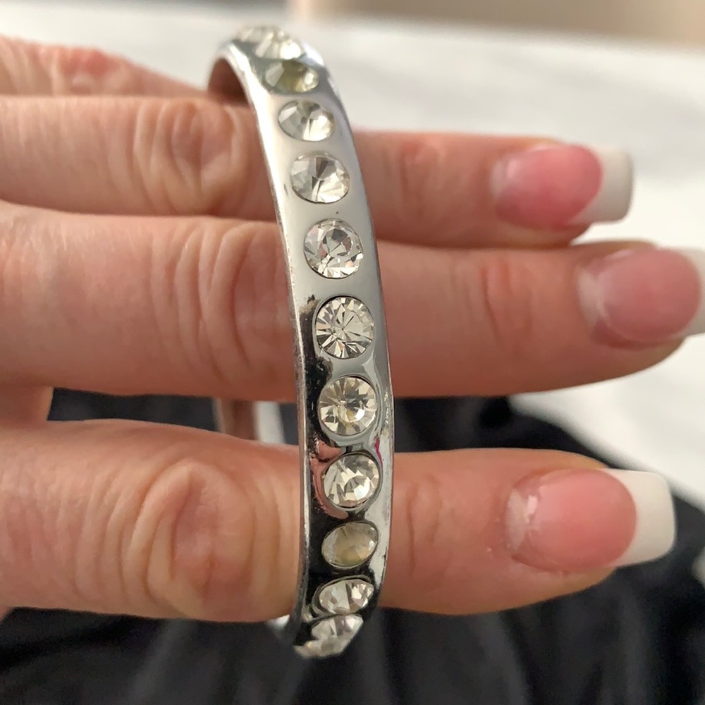 Faux diamond bracelet